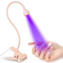 天鵝頸 UV LED 美甲燈，3W 靈活鵝頸燈頭搭配防變色技術，30 秒快速乾燥凝膠指甲油，即插即用便攜式，適用於居家、美甲店、旅行、工作室，聖誕節、生日、情人節送給女性、美甲師、初學者、DIY 愛好者的禮物 - 彩色 - 查看 12