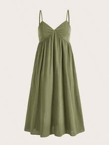 MEXEaselle Vestido de tirantes sólidoMEX 5JVS - Negro - Ver 9