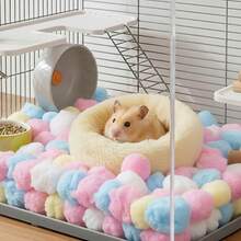 Hamster Nest - Warm And Soft Hamster Hideaway Suitable For All Seasons, Comfortable Small Pet Shelter For Year-Round Use, Cute Decorative Hamster House, Warm Suitable For Household Small Pet Resting Nest. - View 7