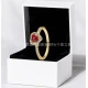 Single Ring - Gold and Red 11
