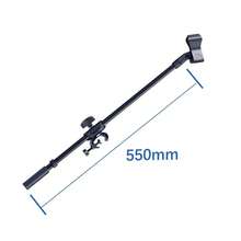 55-Inch Rotating Microphone Stand With Retractable Arm, Phone Clamp, 3/8-Inch Threaded Extension Stand, Professional Desktop Stand For Recording And Streaming. - Mic Clip B - View 1