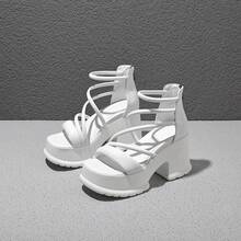 Women Platforms & Wedge Sandals - White - View 10