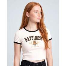 Playera Mujer Moda Camiseta Blanco Stfashion 57405621 - Blanco - Ver 3