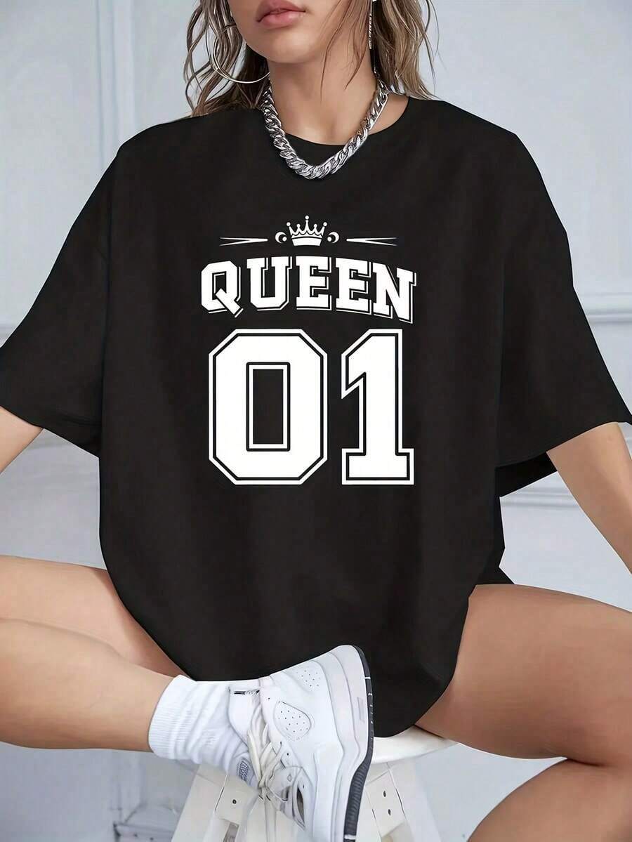 Corona de Reina 01 Estilo Verano - Negro - Ver 1