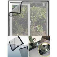 Black Hook And Loop Mosquito Netting, Insect Repellent Window Screen, Mesh Window Screen, Mosquito Net, Enhanced Mosquito Net. Multiple Sizes Available. Summer Essential. - Screen Windows - View 3