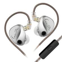 KZ Castor/Castor Pro - In-Ear Monitor Earphones, HiFi Premium Bass Earphones, Advanced Bass Version Harman Sound, Adjustable Sound, Noise Isolation IEM, Dual Dynamic Driver Wired Earbuds, 2PIN-C Detachable Cable, Suitable For Singers And Musicians (Silver/Black) - Castor Pro Silver - View 13