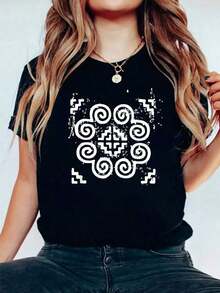 Hmong Longevity-Shirt-ShirtCamiseta Algodón - Negro - Ver 1