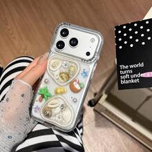 1PC Transparent 3D Coconut Tree Shell Phone Case Tropical Ocean Style For IPhone17/16/15/14/13 Coconut Sweet Flower 17promax/16promax/15promax/14promax/13promax Starfish Pearl Iphone16Pro/17Pro Underwater World IPhone16Plus/15Plus/14Plus Cute Conch 2026 New - Multicolor - View 2