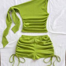 Women Blouses & Shirts - Green - View 3
