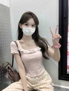 Women Tops - Pink - View 7