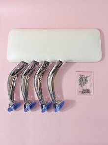 klimonla 美甲师专用柔软舒适扶手，美甲扶手，大号美甲手垫，适用于美甲桌、美甲扶手垫、美甲脚凳，防滑美甲扶手，PU皮革美甲支架，超细纤维皮革美甲手托，适用于美甲师扶手、美甲沙龙 - 白色 - 查看 6