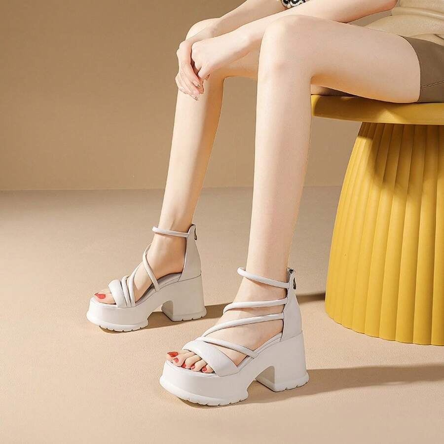 Women Platforms & Wedge Sandals - White - View 1
