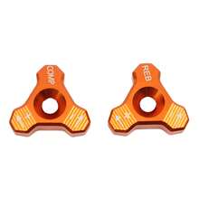 PowerMotor 适用于 SX SX-F EXC EXC-F XC XC-W XCF-W 125-530cc 2008-2024 TC TE FC FE GasGas Beta Enduro 越野摩托车的摩托车前叉减震器旋钮调节器 WP 48mm - A - 查看 15