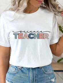 Camiseta de Ciencia, Camiseta de Té, Regalo de Té, Camiseta Escolar, Camiseta WOS, Camiseta Love To Teach, Camiseta de Ciencia.Camiseta de algodón 100% de 220g de peso pesado.Estampado de mariposas.Tallas unisex.Camiseta inspiradora de cuello redondo.Lindo y hermoso top de verano inspirado en el estilo Y2K, perfecto para salir, estar en casa, ir al trabajo o lucir en la calle.Camiseta casual, holgada para uso diario.Transpirable y cómoda. - Blanco - Ver 7