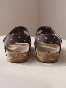 2026 Fashionable Multi-Function Girls' Sandals - Button + Hook & Loop Summer Casual Shoes - Suitable For Outdoor And Other Occasions! - Chocolate Brown - View 6