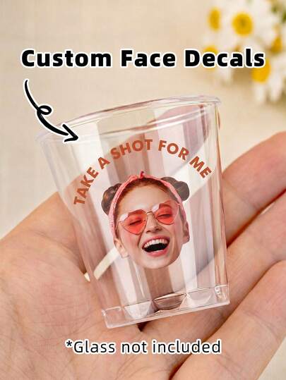1-50 Miếng Dán Mặt Cá Nhân Hóa UV, Thiết Kế Độc Đáo Với Chữ Và Ảnh Khuôn Mặt Tùy Chỉnh, Chống Nước & Chống Dầu. Hoàn hảo làm quà tặng kỷ niệm vui nhộn cho đám cưới, tiệc tùng, lễ tốt nghiệp, sinh nhật. Miếng dán mặt tùy chỉnh độc quyền cho các bữa tiệc. Quà tặng sáng tạo cho bạn trai, bạn gái, chú rể, cô dâu, bố, mẹ, bạn học. Lý tưởng cho đám cưới, tiệc tùng, lễ tốt nghiệp và các lễ kỷ niệm khác.