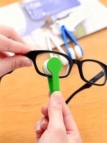 5pcs Ultra Soft Fiber Eyeglass Cleaning Brushes, Portable Compact Reusable, Suitable For Glasses, Fashion Eyewear, Safety Goggles And Electronic Screens, Lightweight Pocket Design, Suitable For Daily Use, Travel, Office And School, Suitable As A Gift For All Friends Who Wear Glasses - Multicolor - View 3