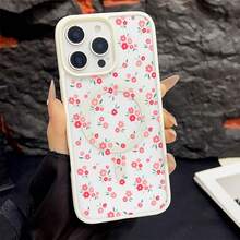 マグネット式黄ばみ防止 | 高級感あふれる2in1アクリルマグネット式スマホケース！スタイリッシュで手触りも良く、実用的な保護機能とマグネット式・耐衝撃設計を融合させた、高級感あふれるケースです。 小花柄赤い花緑の葉ケース  11  17e 手机壳  17e 手机壳 家族、恋人、友人、そして子供たちへのプレゼントに最適です。  17 Pro/13/ 13 pro/15 Pro/14 Pro Max/13 Pro Max/12/14 Plus/17e/16 Plus/14 Pro/Apple  Air/16 Pro Max/11 Pro Max/16e/15 Plus/15/14/15 Pro Max/12 Pro/16 Pro/12 Pro Max/16/11 Pro/17 Pro Max/17 - ホワイト - チェックする 25