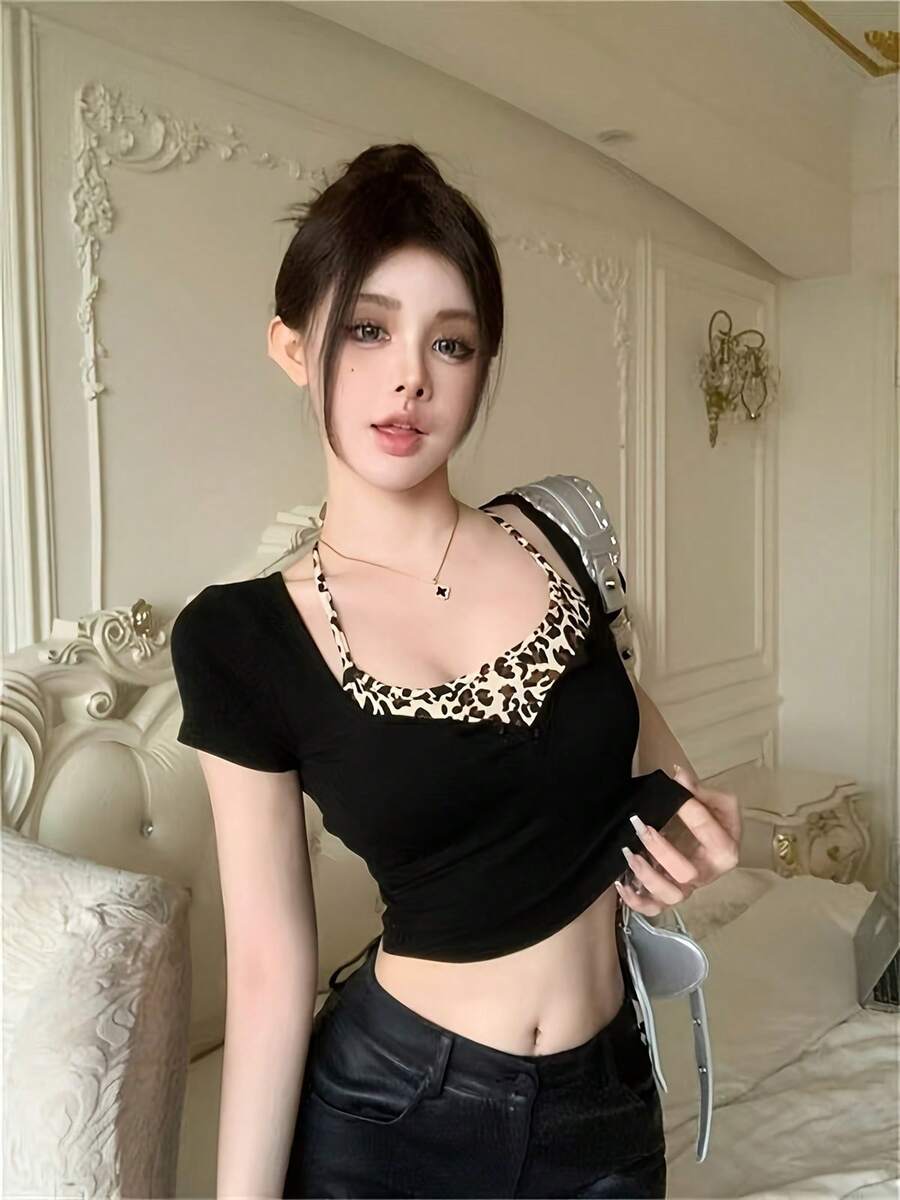 Women Tops - Black - View 1