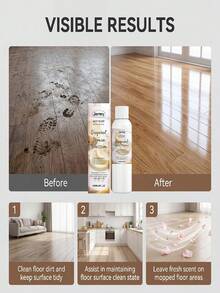 JUE FISH Floor Cleaning Solution, Daily Cleaning For Tile & Hardwood Floors, Removes Grease & Dirt, Fragrant Household Cleaner, Decomposes Various Floor Stains, Suitable For Multiple Floor Materials, Long-Lasting Fragrance, Easy To Rinse Without Sticky Residue - Liquid - View 9