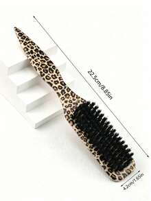 1pc Pointed Sideburn Brush, Vintage Unisex Hair Brush, Beard Brush, Smooth Back Comb, Suitable For Sleek Ponytails, Bun And Hairstyles - Edge Control - Wide Tail Comb Back Brush, Suitable For Styling And Parting, Women's Gift, Men's Gift - Upgraded Version - View 8