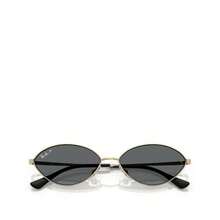 Ray-Ban Kai Oval Sunglasses, 59mm |  | Women Sunglasses - Pale Gold - View 4