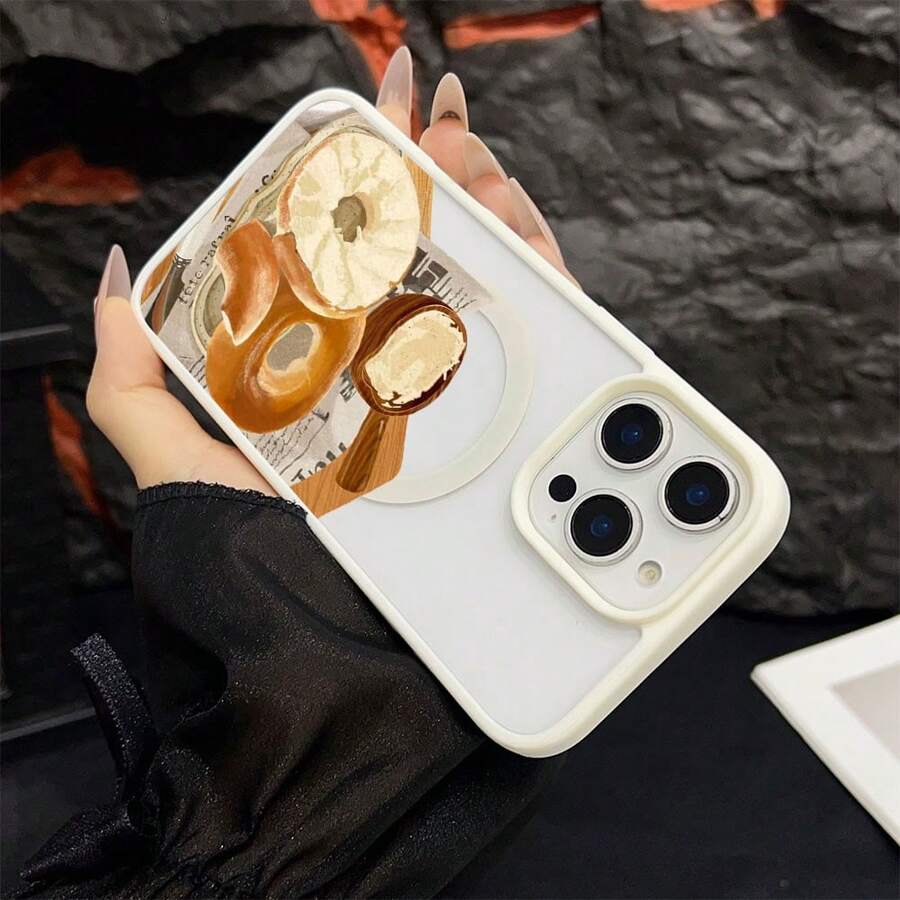 マグネット式黄ばみ防止 | 高級感あふれる2in1アクリルマグネット式スマホケース！スタイリッシュで手触りも良く、実用的な保護機能とマグネット式・耐衝撃設計を融合させた、高級感あふれるケースです。 ベーグルバターケース  11  17e 手机壳  17e 手机壳 家族、恋人、友人、そして子供たちへのプレゼントに最適です。  17 Pro/13 Pro Max/15/14 Plus/16e/11 Pro Max/17e/12/16/14 Pro Max/ 13 pro/15 Pro Max/12 Pro Max/14 Pro/16 Pro Max/14/Apple  Air/15 Pro/16 Plus/13/16 Pro/15 Plus/17 Pro Max/12 Pro/17/11 Pro - グレー - チェックする 1