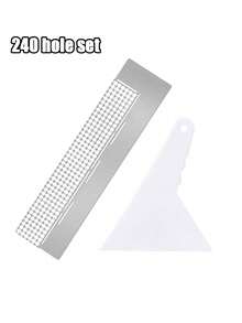 2/6 Pieces Diamond Drawing Ruler Stainless Steel Diamond Mesh Ruler 5D Diamond Drawing Ruler Tool DIY Drawing Ruler Belt 1020 240 520 Blank Mesh Diamond Painting Repair Tool Suitable For DIY Art Crafts - Sets - View 11