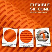 Bộ 2 giá đỡ điện thoại silicone gấp gọn, chống trượt, tản nhiệt, giá đỡ bàn làm việc điều chỉnh đa năng, giá đỡ điện thoại di động, phù hợp cho tất cả điện thoại thông minh, lý tưởng cho nhà, văn phòng, nhà bếp, du lịch, bàn làm việc, đầu giường - Nhiều màu - Xem 2