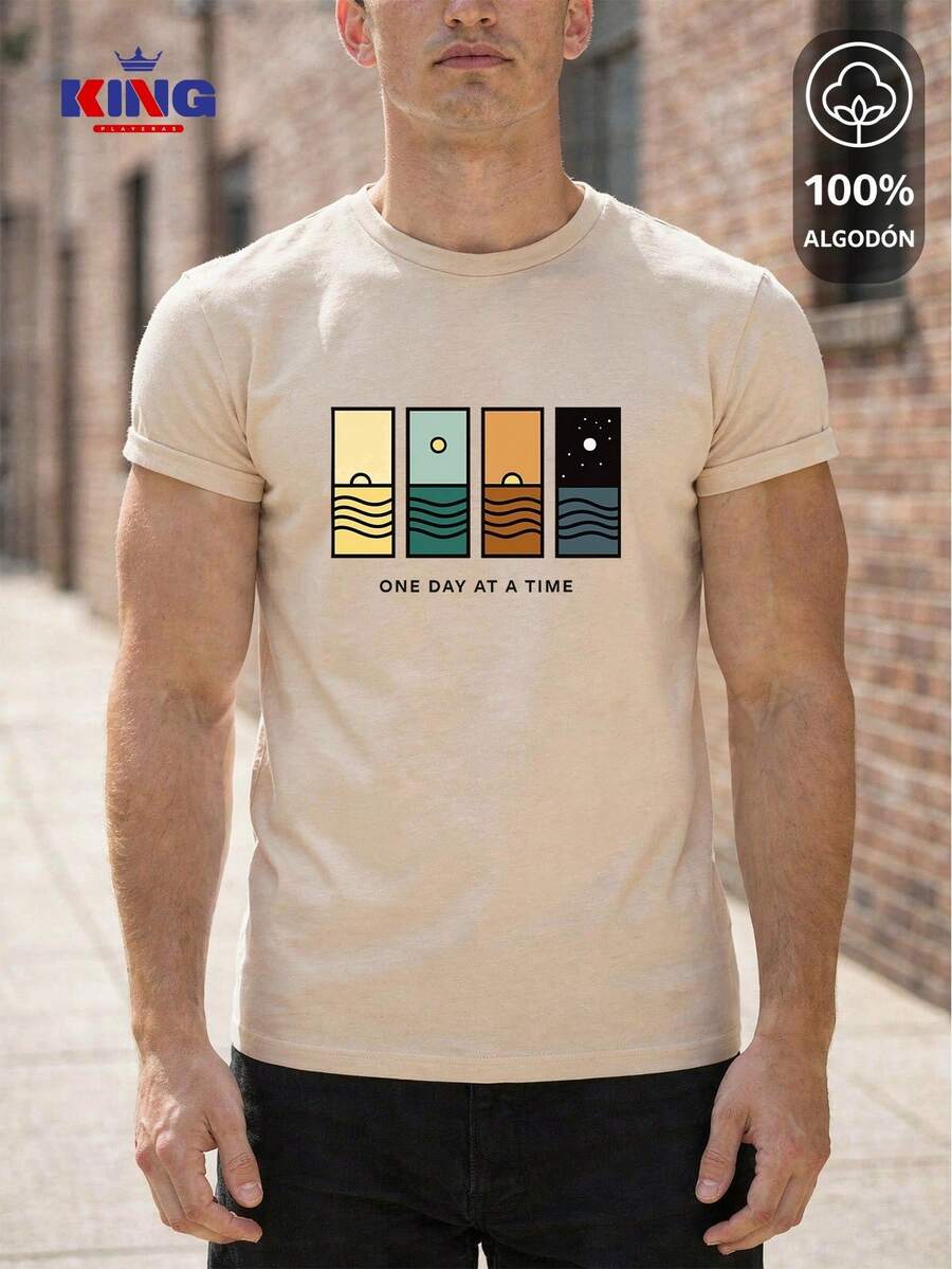 King T-shirt Men T-Shirts - Beige - View 1