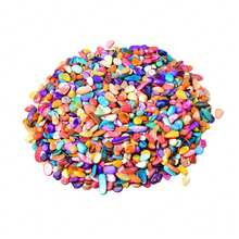 50g/100g Colorful Crushed Seashell, Natural Asymmetrical Shape, Suitable For Aquarium, Outdoor Landscaping, Fish Tank Decor, Gardening Decor, And Greenery Decoration - A - View 10