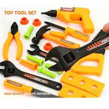 10pcs/20pcs Kids Tool Toy Set - Realistic Construction Tool Set Includes Drill, Hammer, Saw, Wrench - Interactive Role Play Tools Suitable For Boys Girls, STEM Educational Building Toys For Children 3+ Years Old - Multicolor - View 8