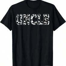 Matching Family Birthday T-Shirt For Girls And Boys With Cow Design - Black 7 - View 6