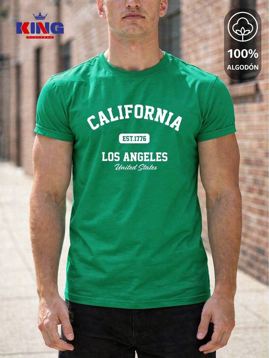 King T-shirt Men T-Shirts - Green - View 1