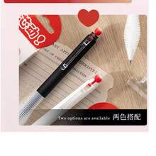 2 chiếc bút bi rút màu đen, hình trái tim sáng tạo. - A - Xem 4