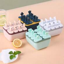 1pc New Ice Cream Mold DIY Homemade Ice Cream Mold Popsicle Mold Home Use Ice Pop Mold - Multicolor - View 3