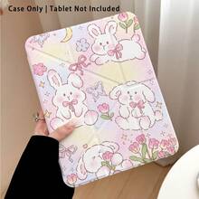 Ốp bảo vệ laptop/máy tính bảng bằng acrylic pha lê họa tiết thỏ, bướm, hoa tulip dễ thương, có chân đế, tương thích với Samsung A9/A9+/S9/S9FE/A11/A11+/S11/S10 FE/S10 FE+/S10 Lite, A16 2025, Air 11/13, M3 2025, Mini 7 A17, Pro 2024, Air 11/13, M2 2024, Pro 11/13, M4 2024, Pro 12.9, thế hệ 7/8/9, 10.2, thế hệ 10, 10.9, Air 4/5/6/7/8, 10.9, Pro 11, thế hệ 4/5/6, Mini 6, SE 11, Honor, Matepad SE 11. - Kiểu 10 - Xem 4