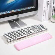 Reposamuñecas para ratón, almohadilla para muñeca de escritorio para ratón, soporte ergonómico para muñeca de ratón de computadora con relleno de espuma de memoria, base antideslizante - Ver 4
