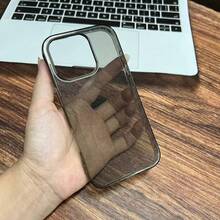 Minimalist Shockproof Thick Glitter Transparent Phone Case, Suitable For IPhone 16 Pro Max/16/16 Pro/16 Plus/15/15 Pro Max/15 Plus 15 Pro/14 Pro Max/14 Pro/14/13 Pro Max/13/13 Pro/13 Pro Max/12/12 Pro Max/12 Pro/11/11 Pro Max/11 Pro Soft Protective Cover - Black - View 8
