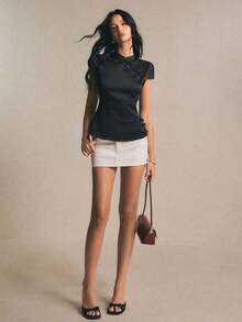 Women Blouses & Shirts - 黑色 - 查看 6