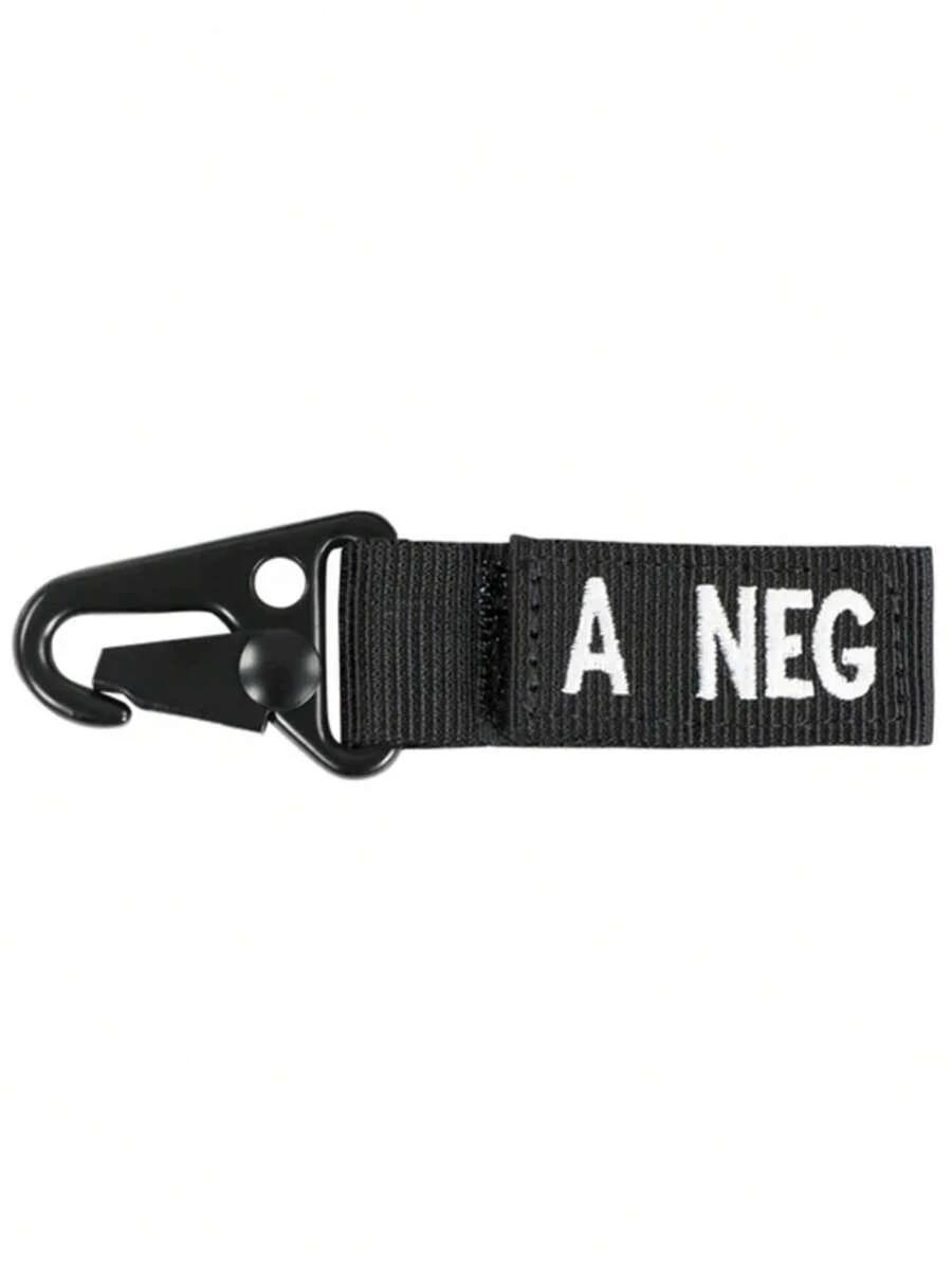 BLOOD TYPE A- KEYCHAIN, CONDOR BRAND - Black - View 1