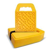 4pcs RV Stabilizer Jack Pads, 6.3*6.3IN Camping Trailer Leveling Blocks With Easy Grip Handle, Anti-Slip Steady Pads To Prevent Jack Sinking, Suitable For Travel Trailers And ATVs - View 10