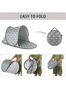 Outdoor Adventure Tent 1 Person Instant Pop-Up Camping Tent 1 Second Quick Setup Portable Open Front Design Suitable For Camping Hiking Beach Picnic For Spring/Autumn/Summer Use Easy Set Up Camping Picnic Accessories Essential For Weekend Explorers - Multicolor - View 8