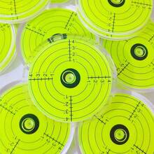 SIZIKJXGHWYI 80x12mm Large Bubble Spirit Level Degree Marked Surface Round Levels Circular Level Bubble Measuring Tools - ColorA - View 2