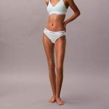 Calvin Klein Calvinklein Icon Cotton Modal Lightly Lined Bralette QF8504 - Feel The Mint - 查看 4