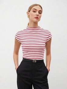 Camiseta de manga corta plisada de unicolor elegante para mujer, estilo urbano moderno y chic para uso diario, romántico retro de los 90, adecuado para Navidad, Año Nuevo, San Valentín, fiestas, playa, graduación, moda, festivales, vacaciones, inv - Rojo - Ver 12