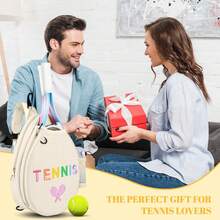 Tennis Bags For Women Girl, Tennis Sling Crossbody Backpack, Water Resistant Tennis Bag For Pickleball, Tennis, Racketball - Multicolor - View 7