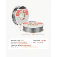 Flux Core MIG Welding Wire, E71T-11 0.03-Inch 10 LBS, Gasless Mild Steel Welding Wire With Low Spatter For All Position Arc Welding, Self-Shielded For Outdoor Use - E71T-11 0.03-inch 10 LBS - View 7