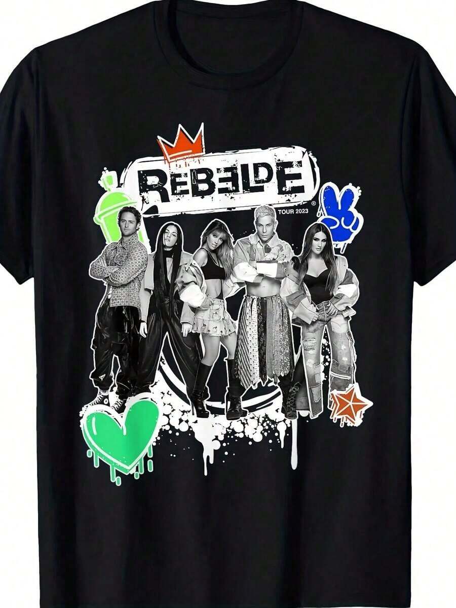 Rebelde Tour 2023, Rebelde Concert T-Shirt - White - View 1