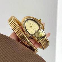 1 Piece Women's Watch Fashion Snake Bangle Watch Popular Girls' Quartz Watch Suitable For Daily Wear Birthday Gift Gift Idea - Multiple Styles - View 3
